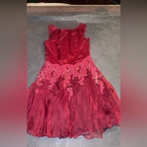 Charming Red Kids Formal Dress